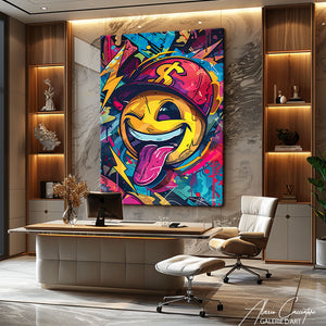 smiley peinture