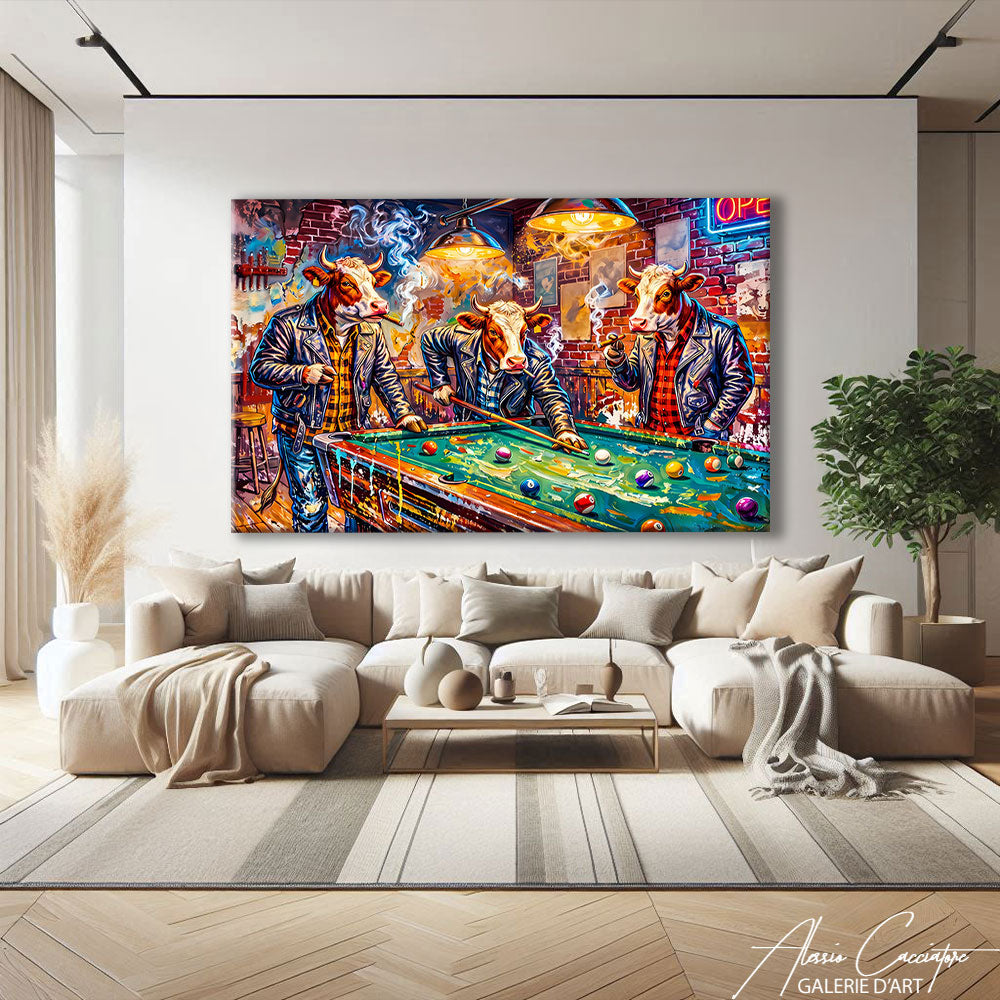 Peinture Vaches Colorees