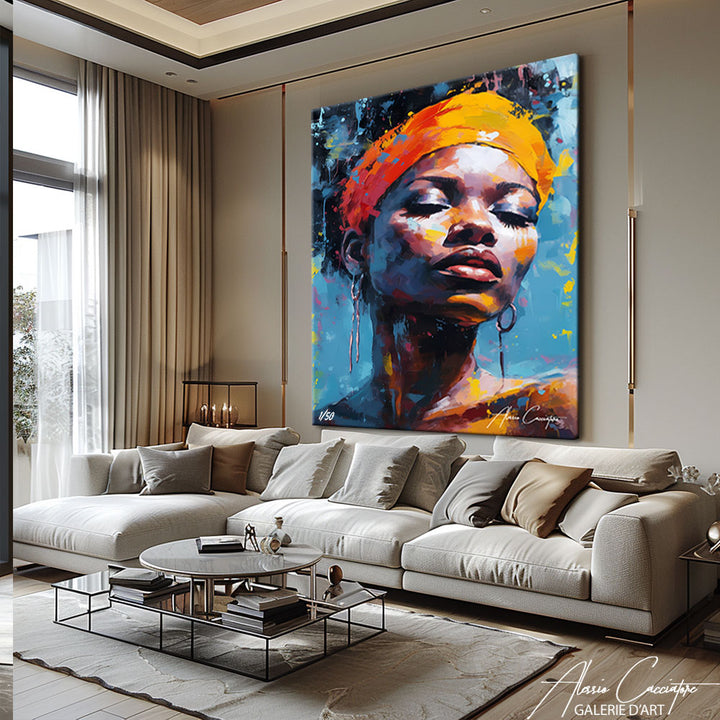 peinture femme africaine
