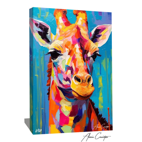 tableau girafe