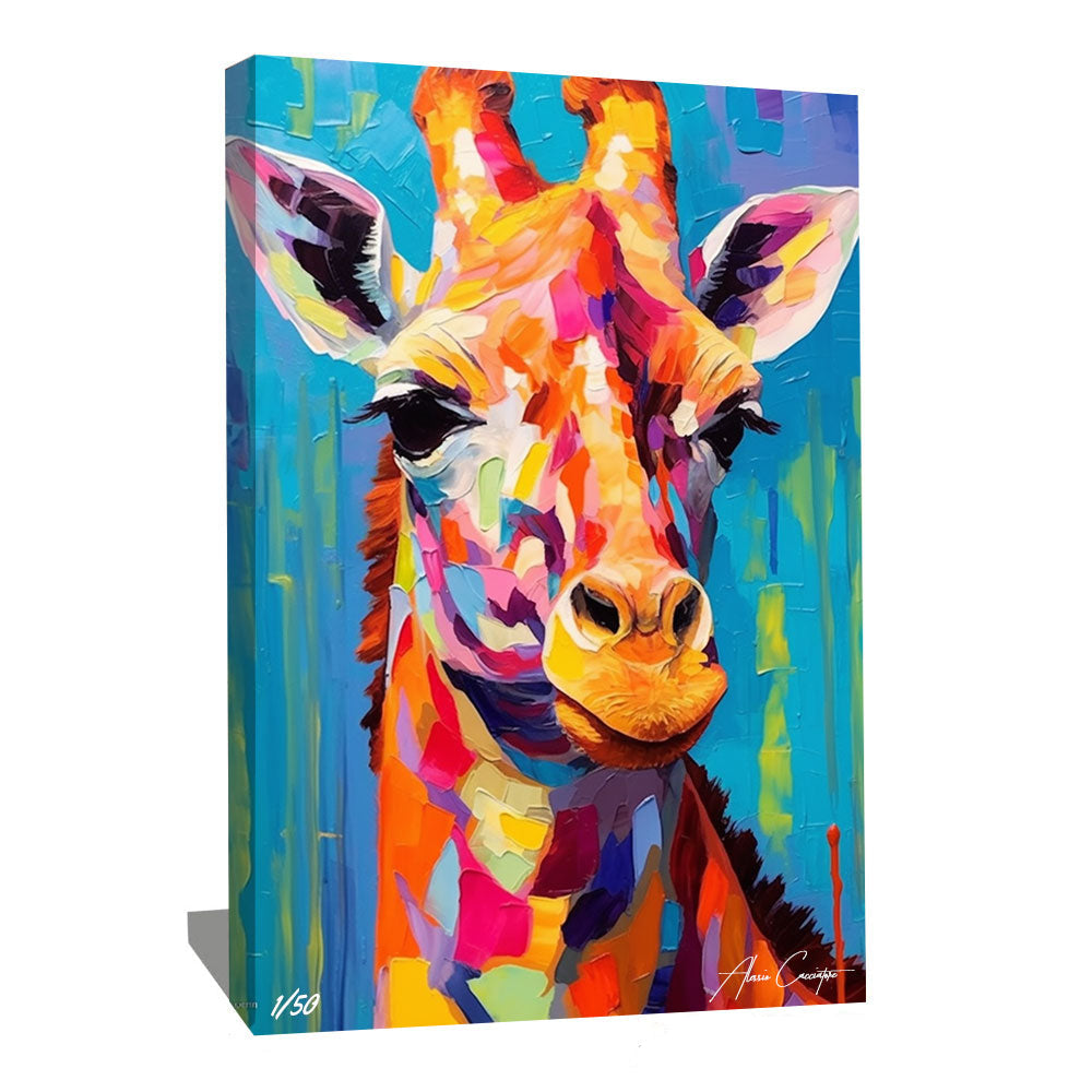 tableau girafe