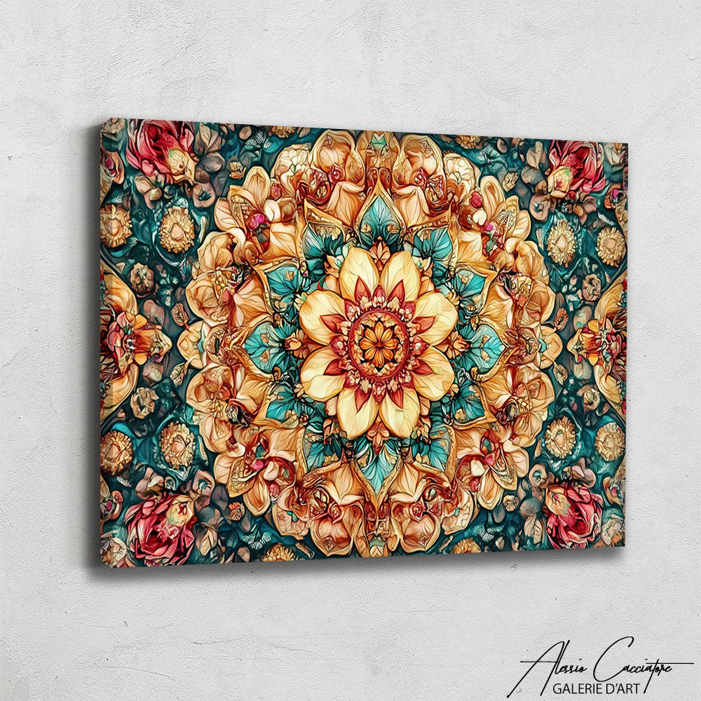 Tableau Mandala Tibétain