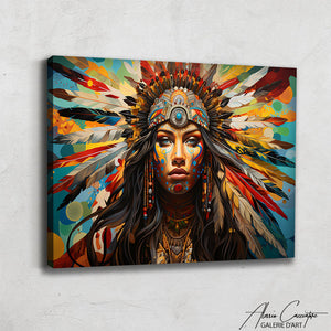 Peinture Portrait Indienne