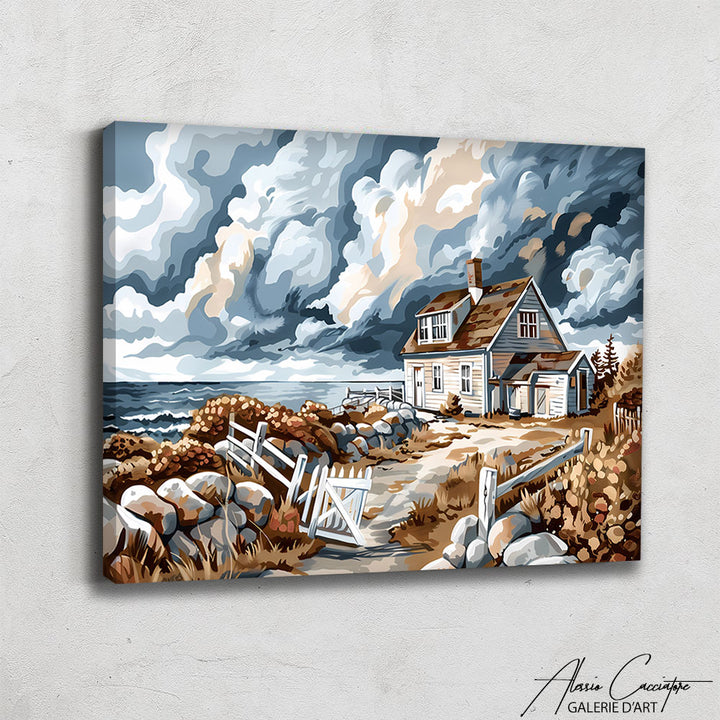 Tableau Peinture Paysage Moderne