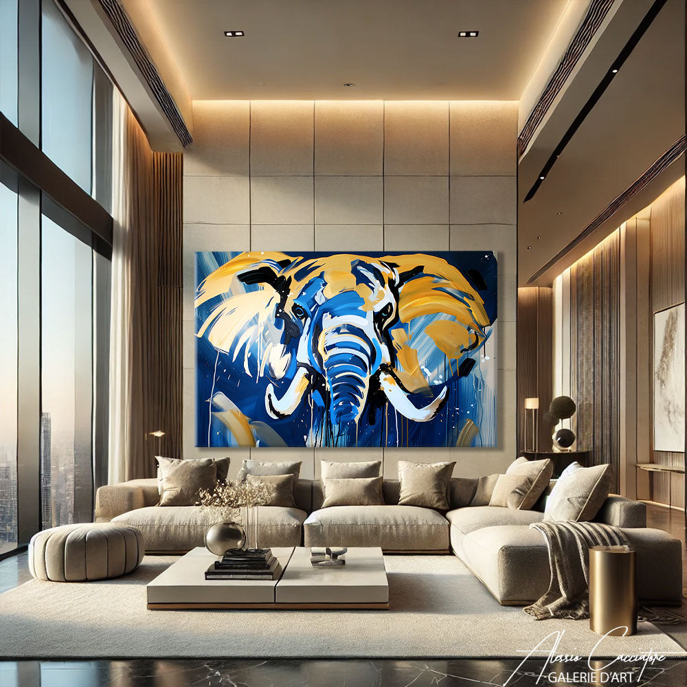 Tableau Dessin Éléphant