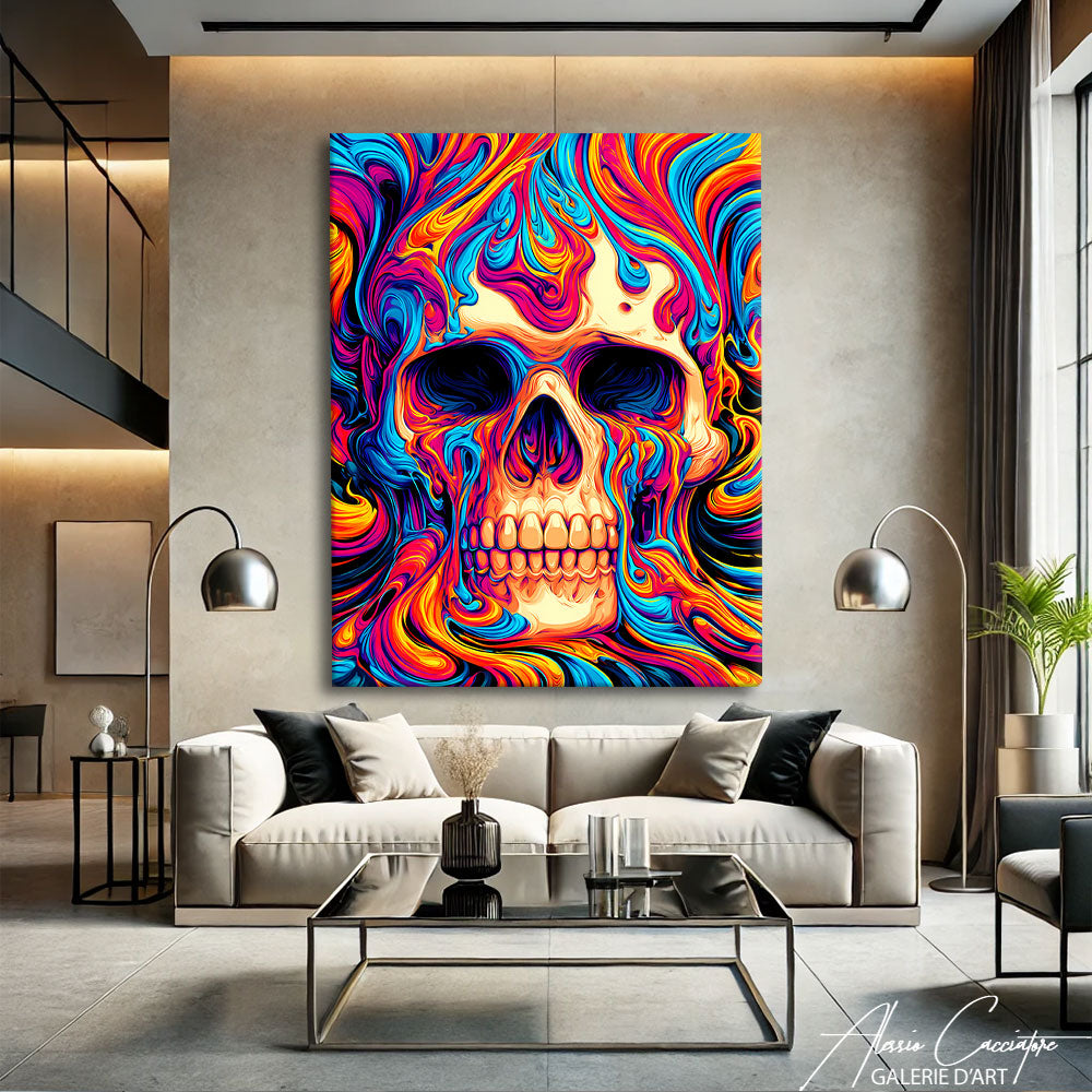 Peinture Tete De Mort Connu