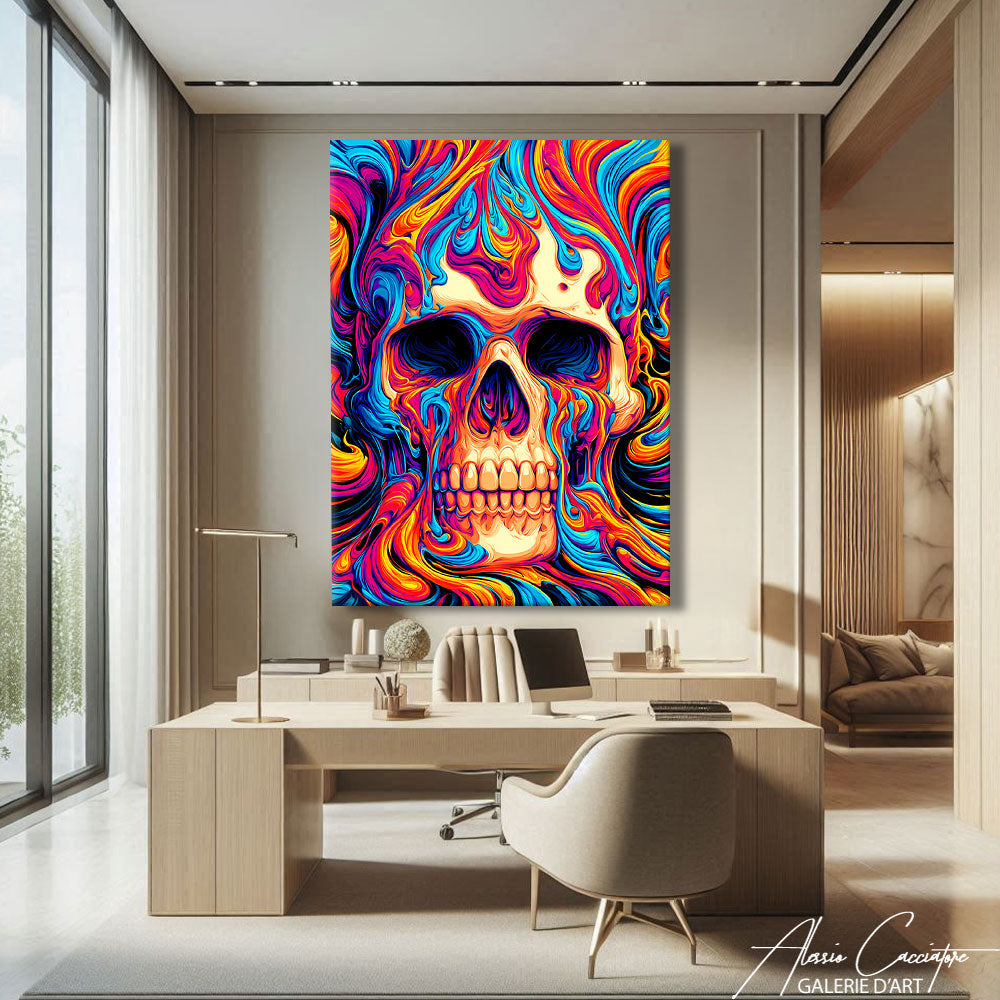Affiche Tete De Mort Connu