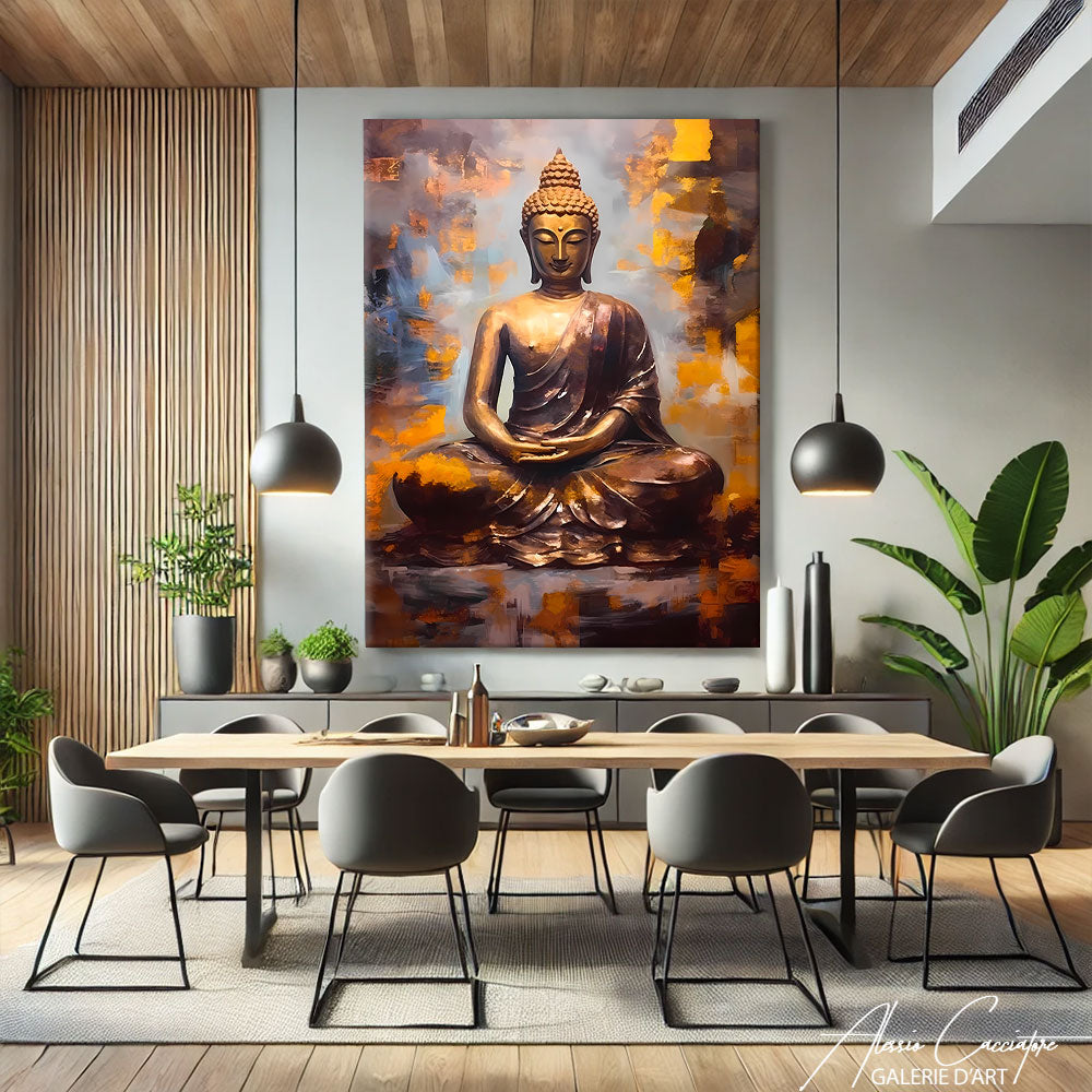 tableau bouddha decoration