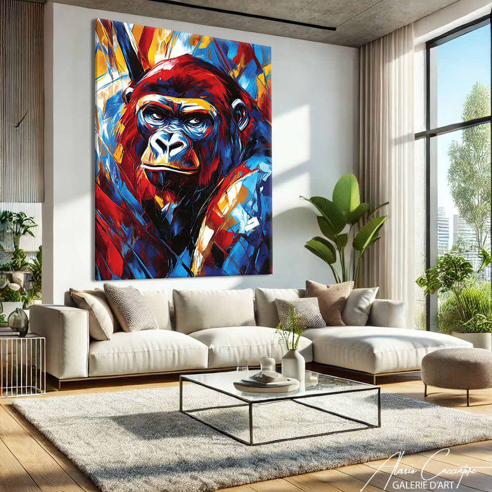 Tableau Gorille Moderne