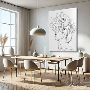 Peinture abstraite minimaliste

