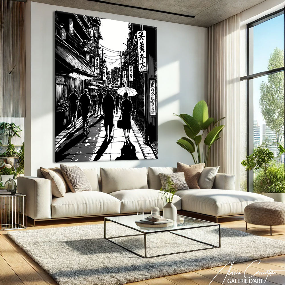 grand tableau japonais