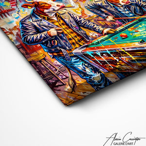 Art Mural Vaches Colorees