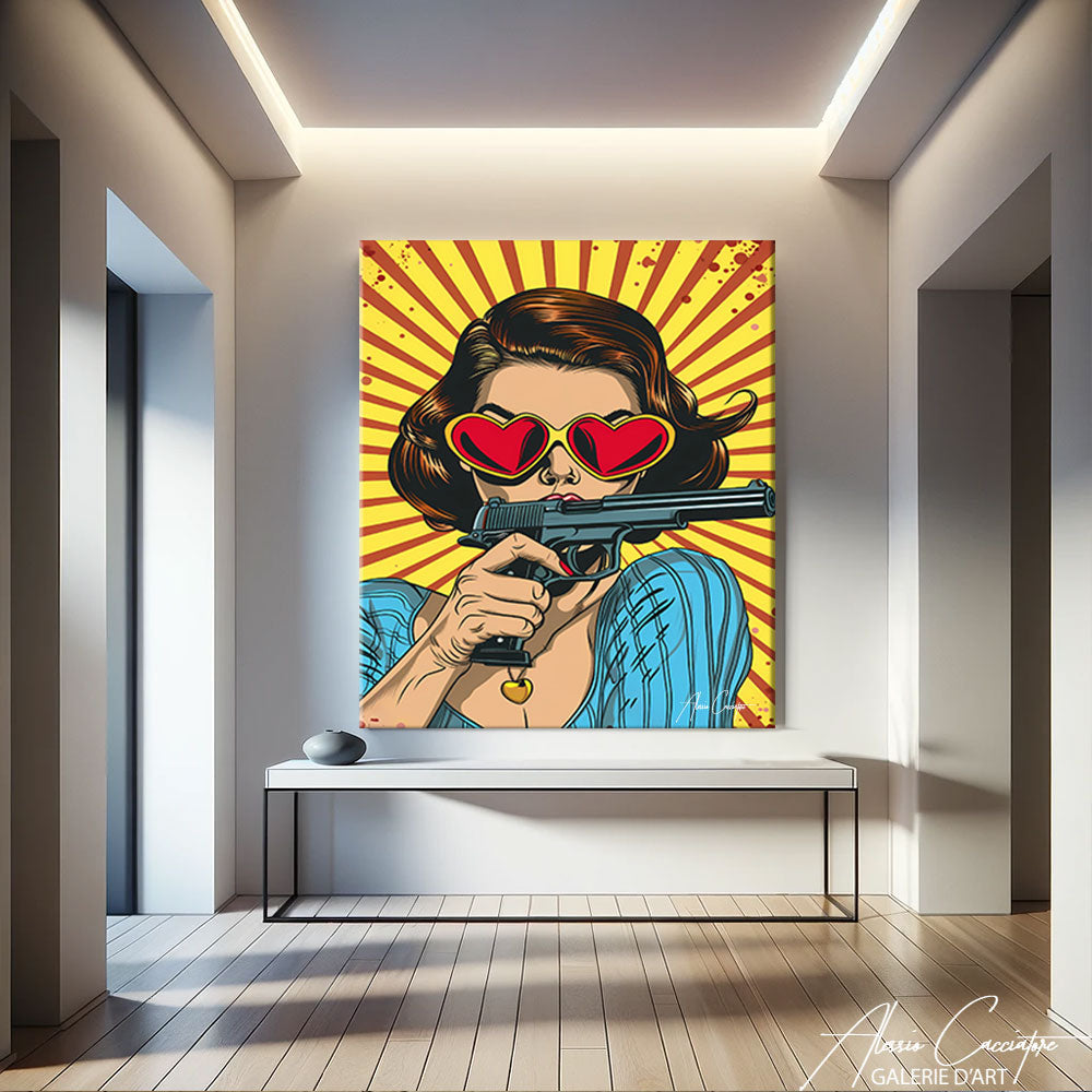 peinture acrylique pop art