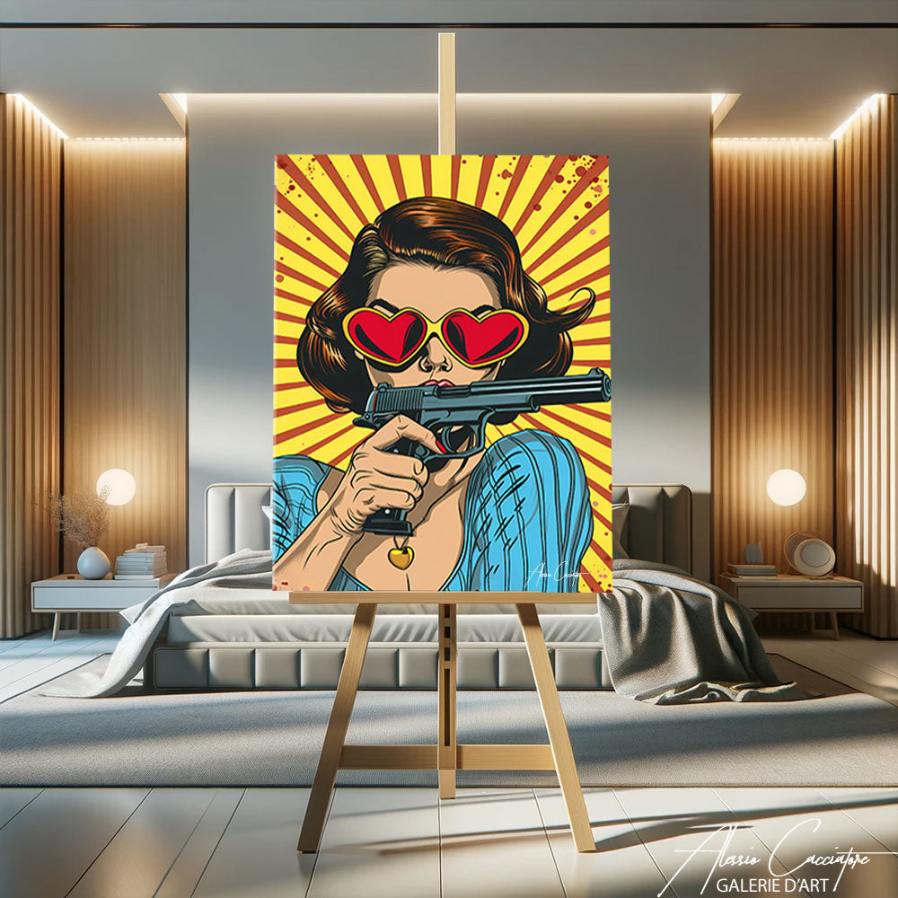 pop art peinture acrylique