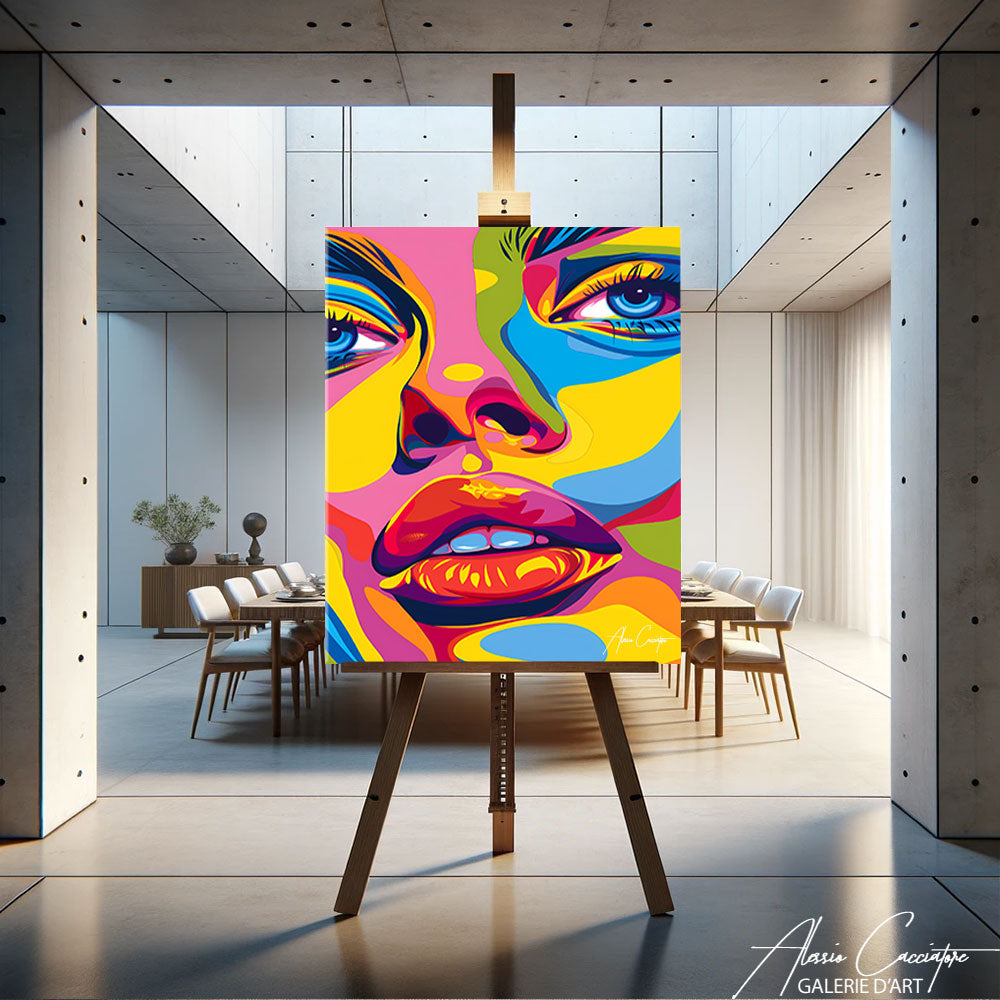 peinture pop art moderne