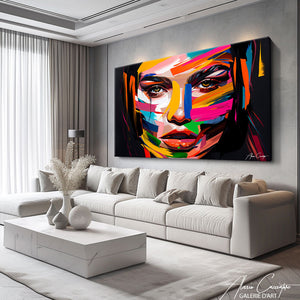 tableau femme pop art