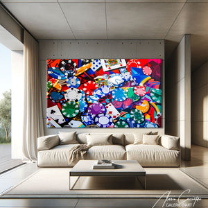 peinture poker