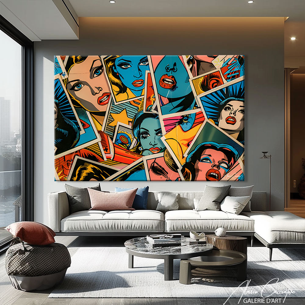 Tableau Comics Pop Art