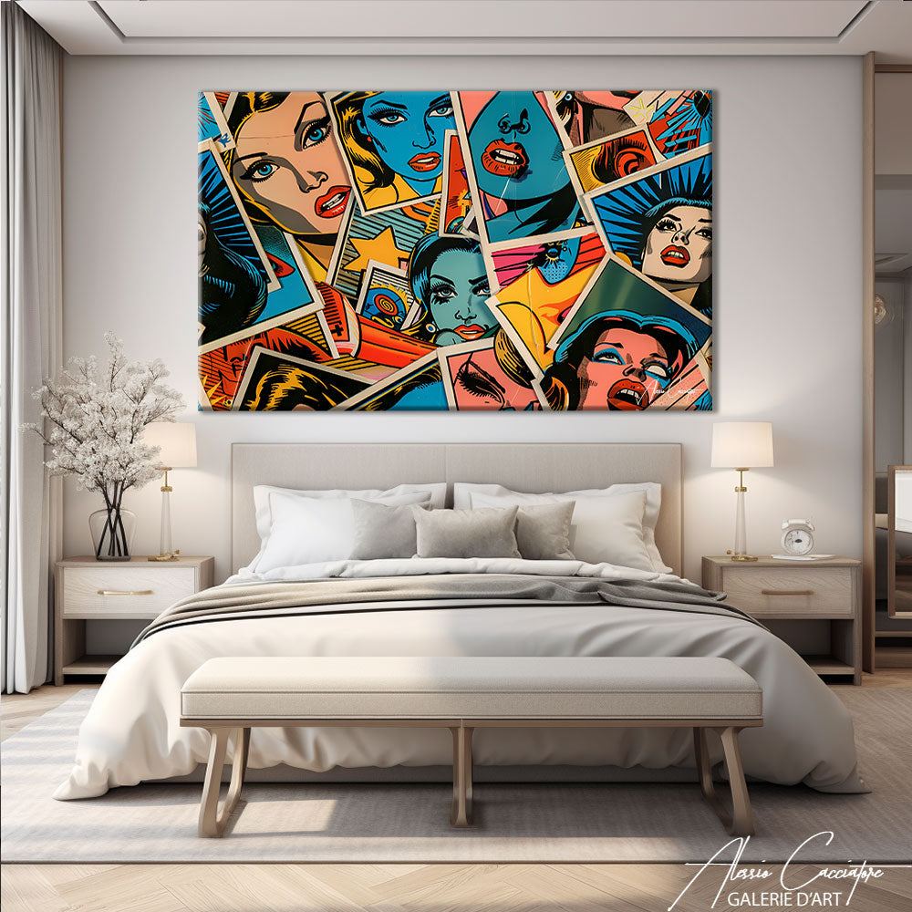 Tableau Pop Art comic