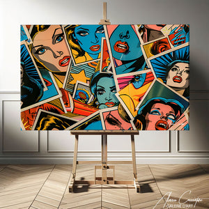 Tableau Collage Pop Art
