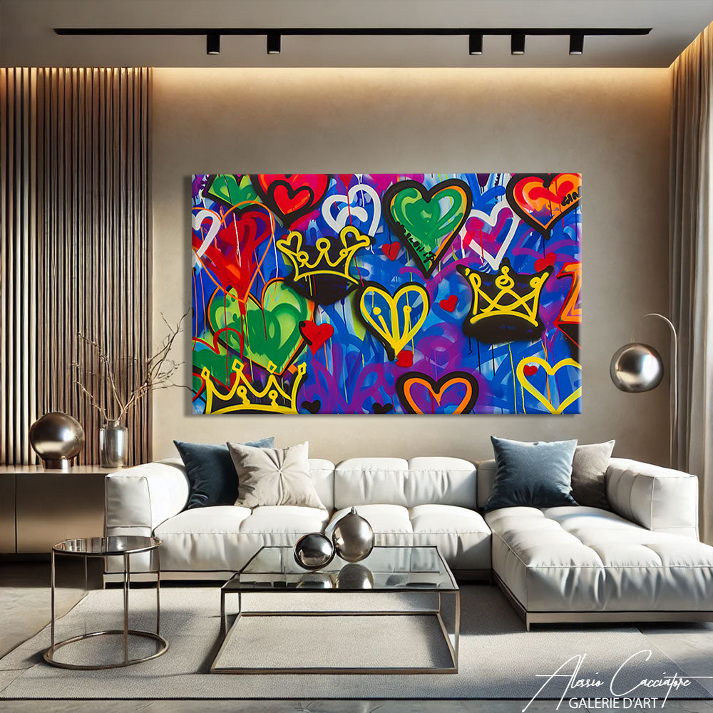 TABLEAU STREET ART MODERNE
