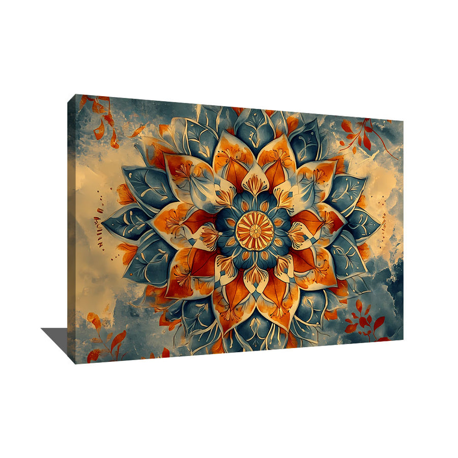 Tableau Mandala Rustique