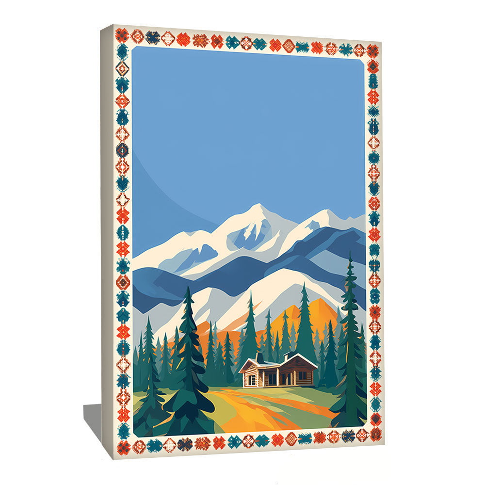 TABLEAU SCANDINAVE GÉOMÉTRIQUE