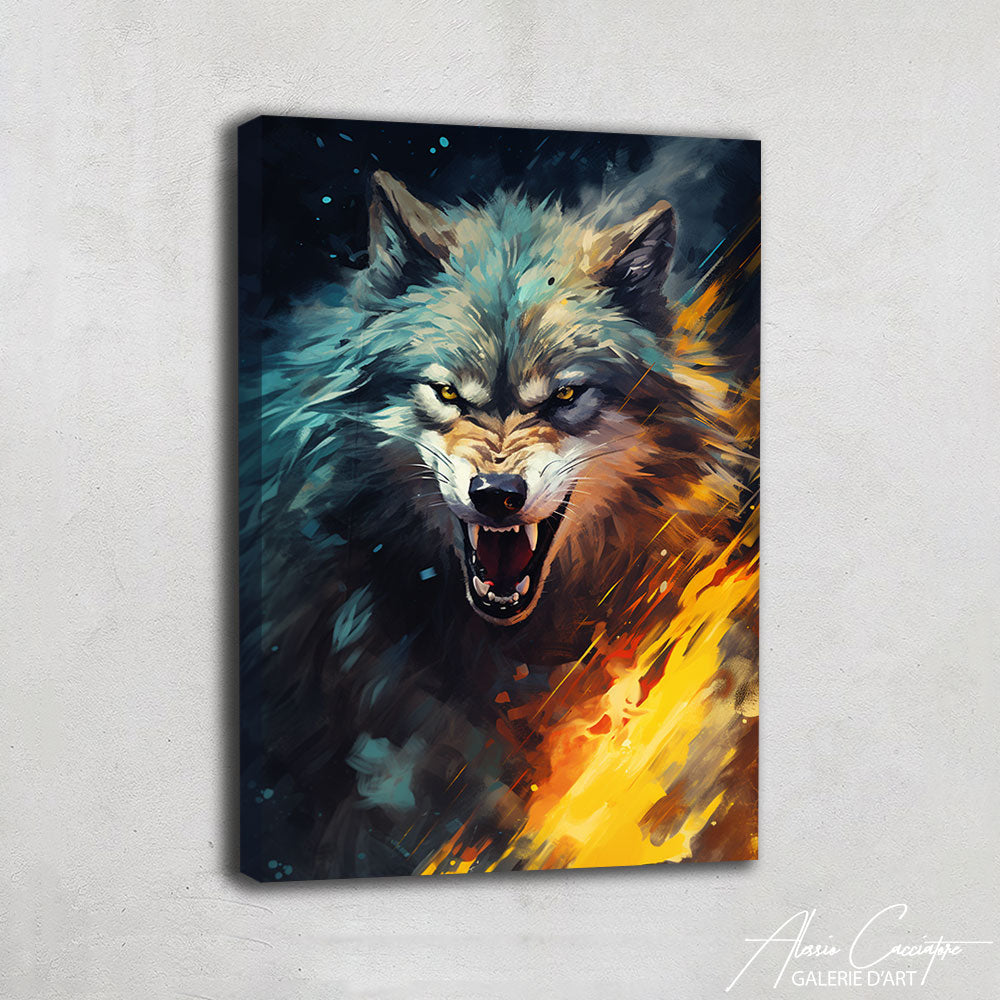 tableau loup garou