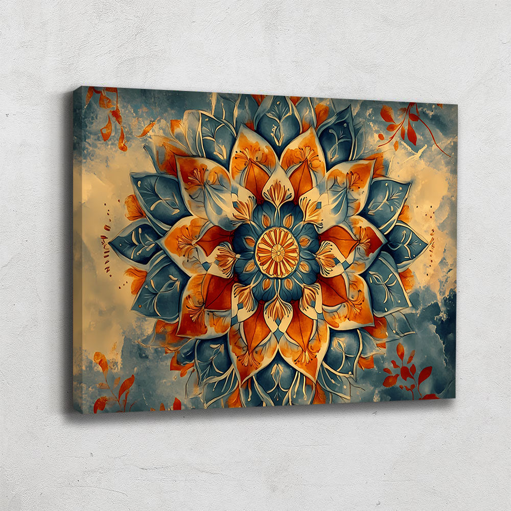 Tableau Mandala Rustique