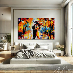 Tableau Abstrait Couple
