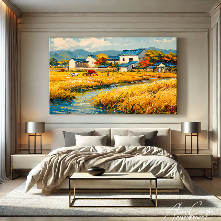 Tableau Peinture Paysage Moderne
