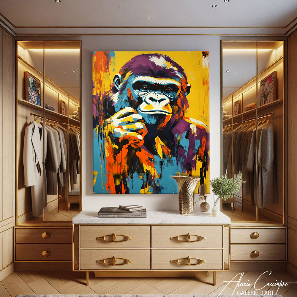 Cadre Gorille Couleur