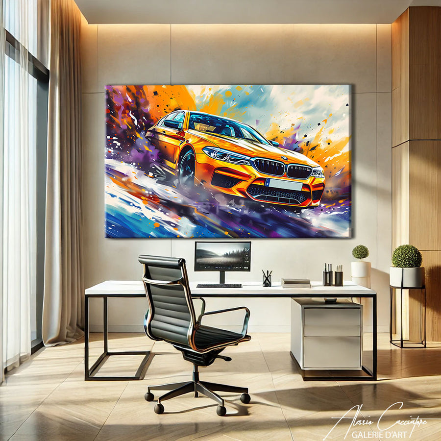 Tableau BMW M5
 – mise en situation