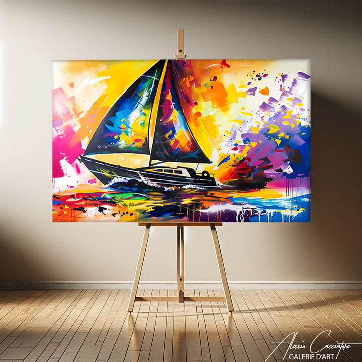 Tableau Mer Bateau