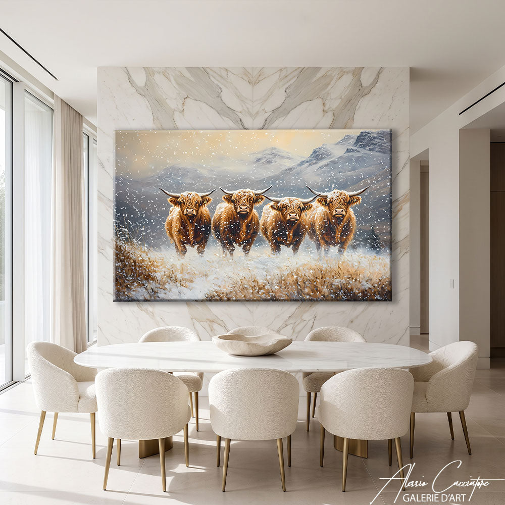 Affiche Avec Vaches