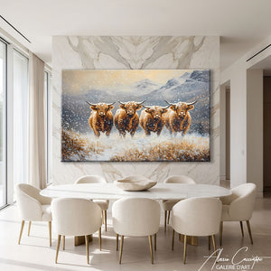 Affiche Avec Vaches
