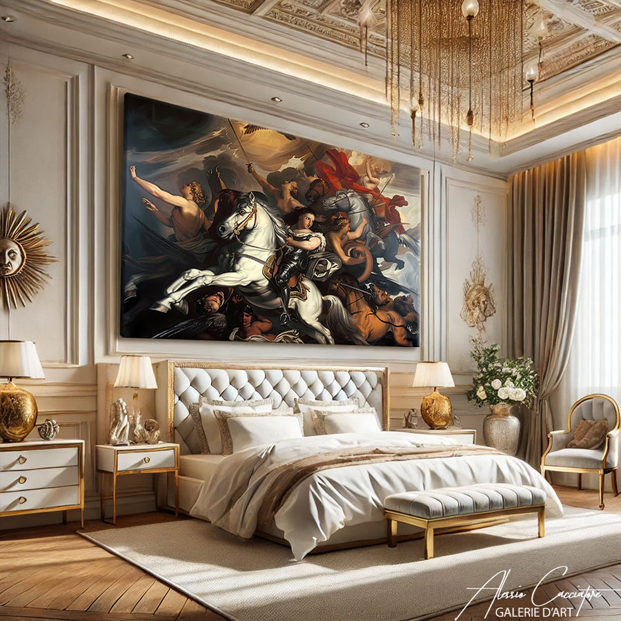Peinture Décor Baroque – mise en situation