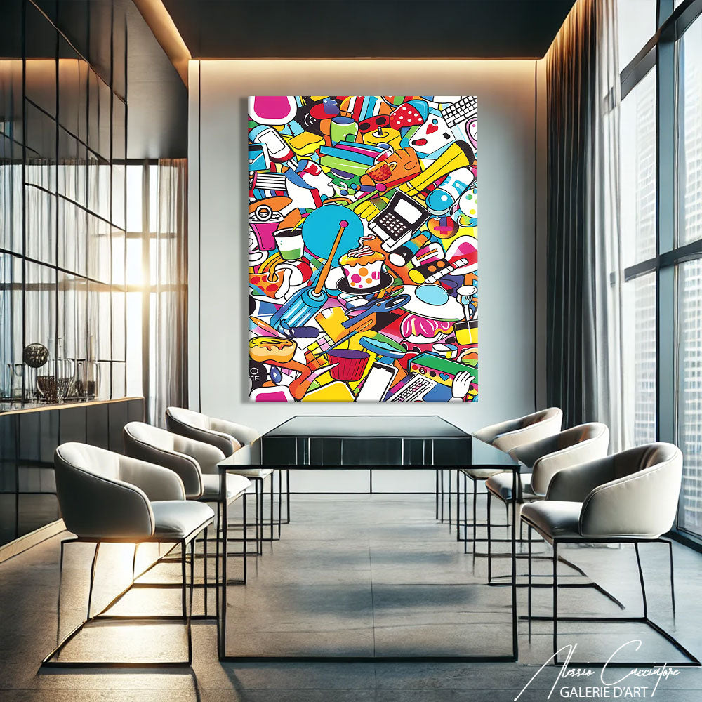 TABLEAU STREET ART POP
