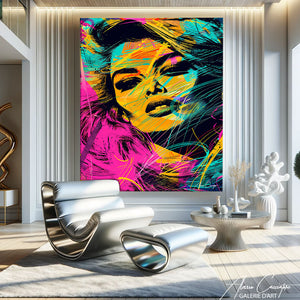 Tableau Brigitte Bardot Pop Art