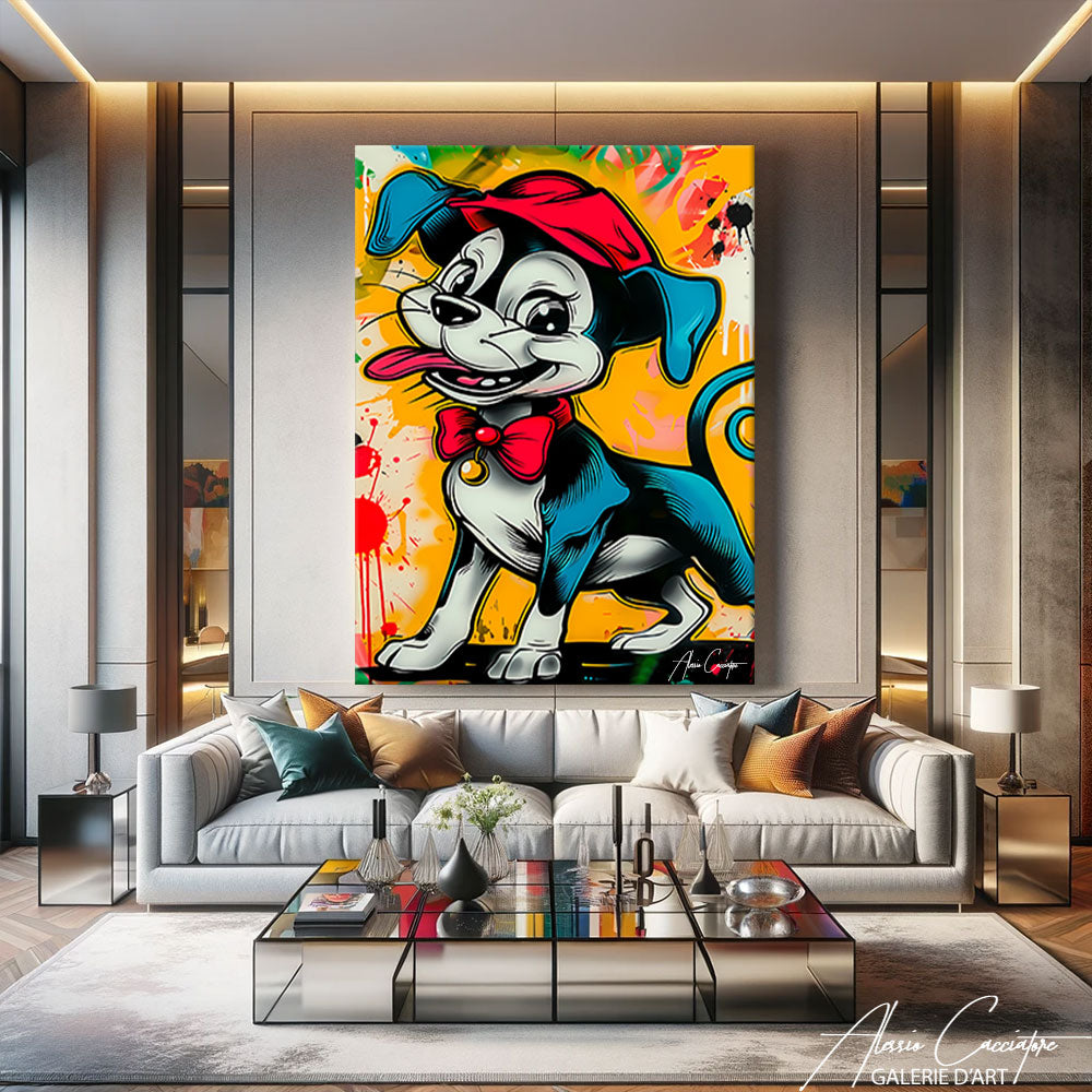 Toile Chien Pop Art