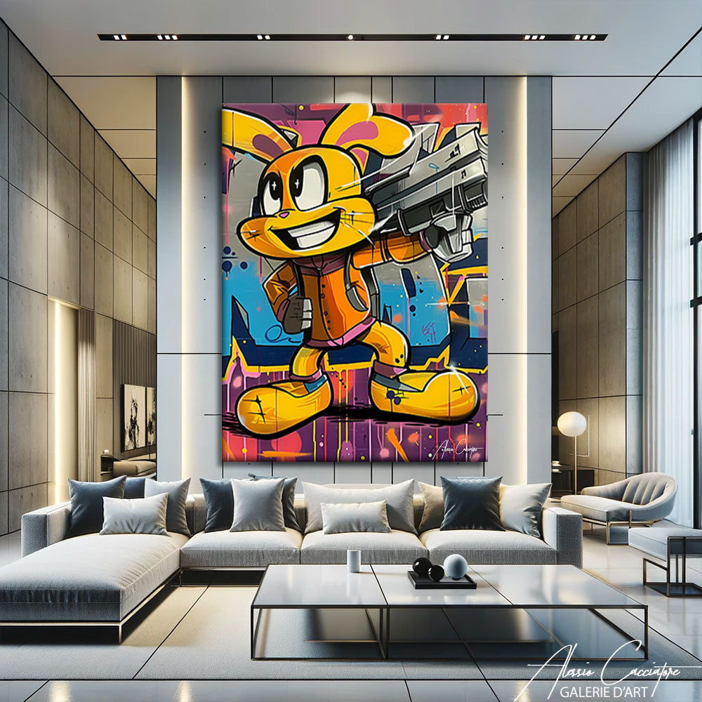 Tableau Street Art Cartoon