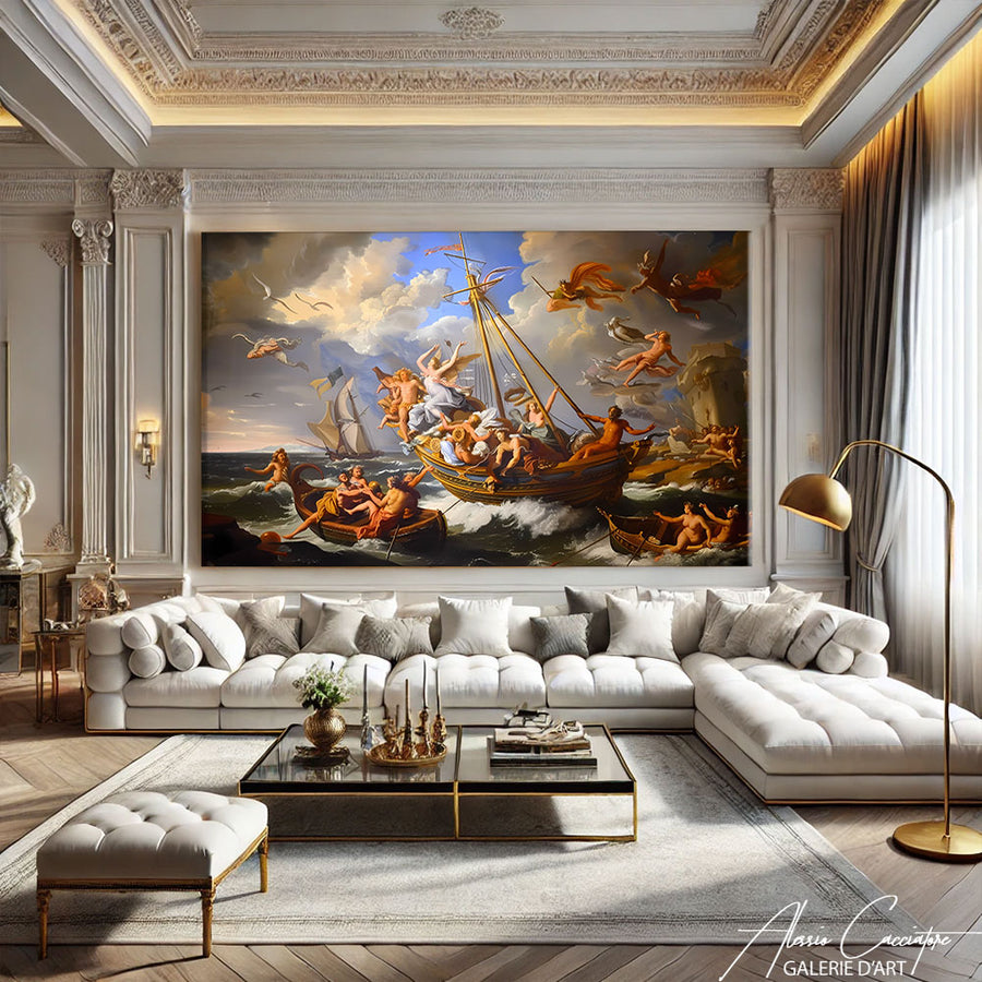 Peinture Baroque Paysage – mise en situation