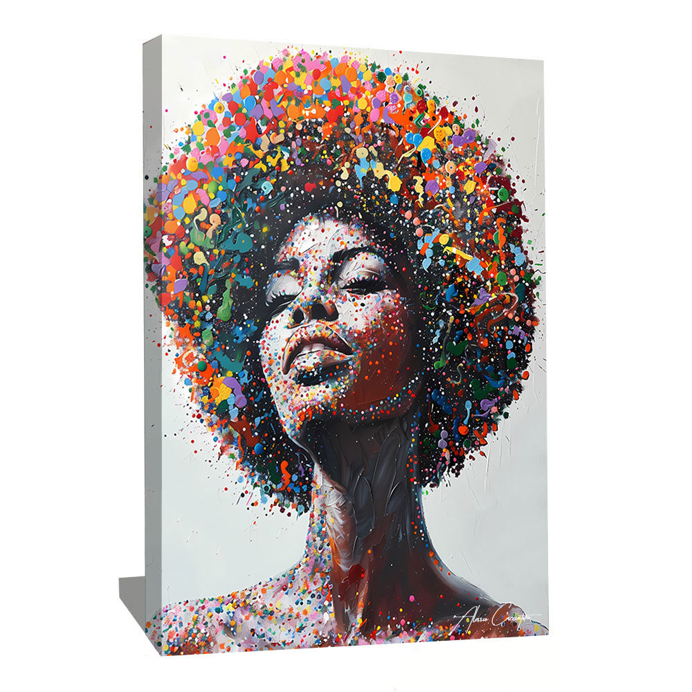 tableau femme africaine