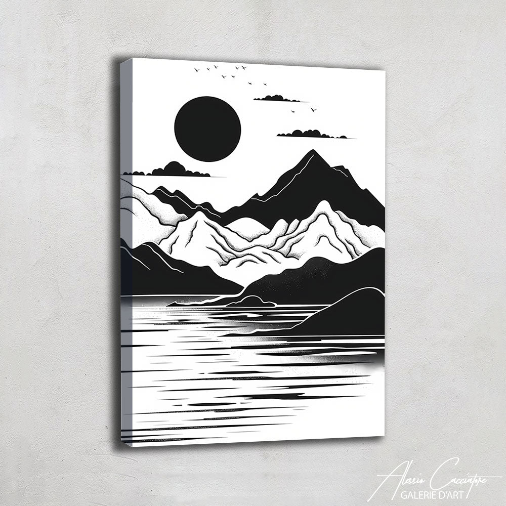 Peinture Minimaliste Paysage