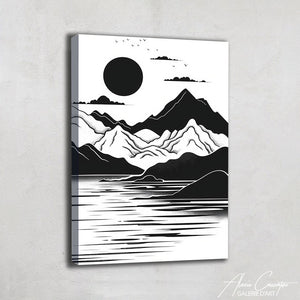 Peinture Minimaliste Paysage