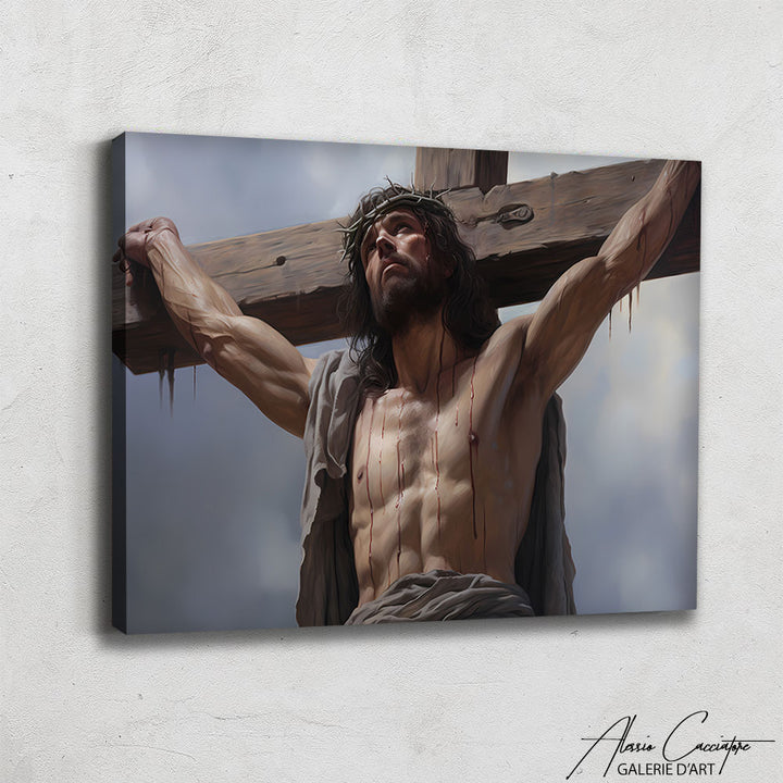 Tableau crucifixion Jésus