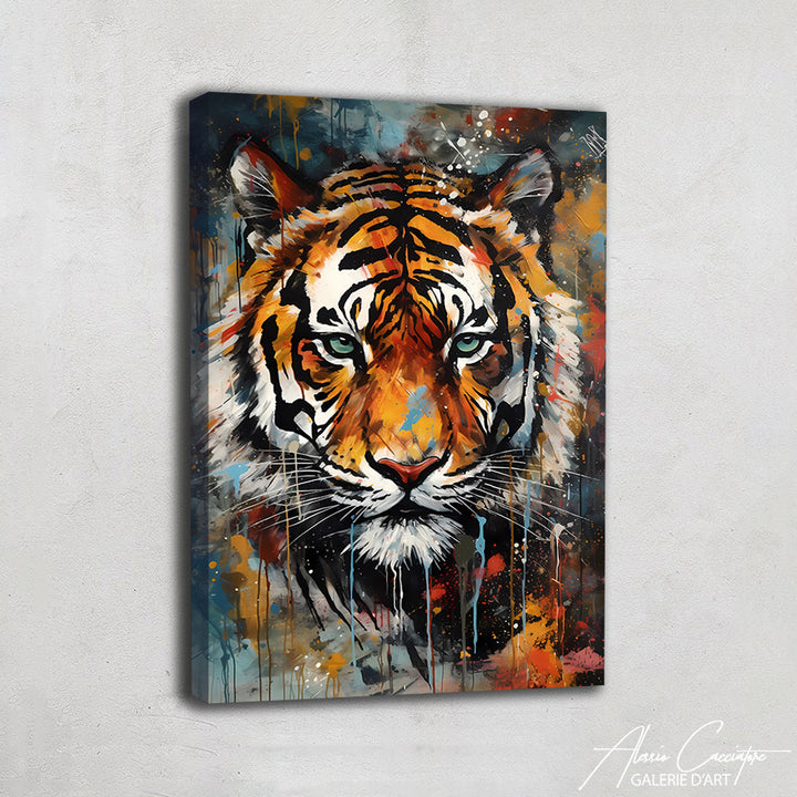 TABLEAU TIGRE COULEUR