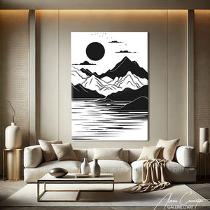 Peinture abstraite minimaliste

