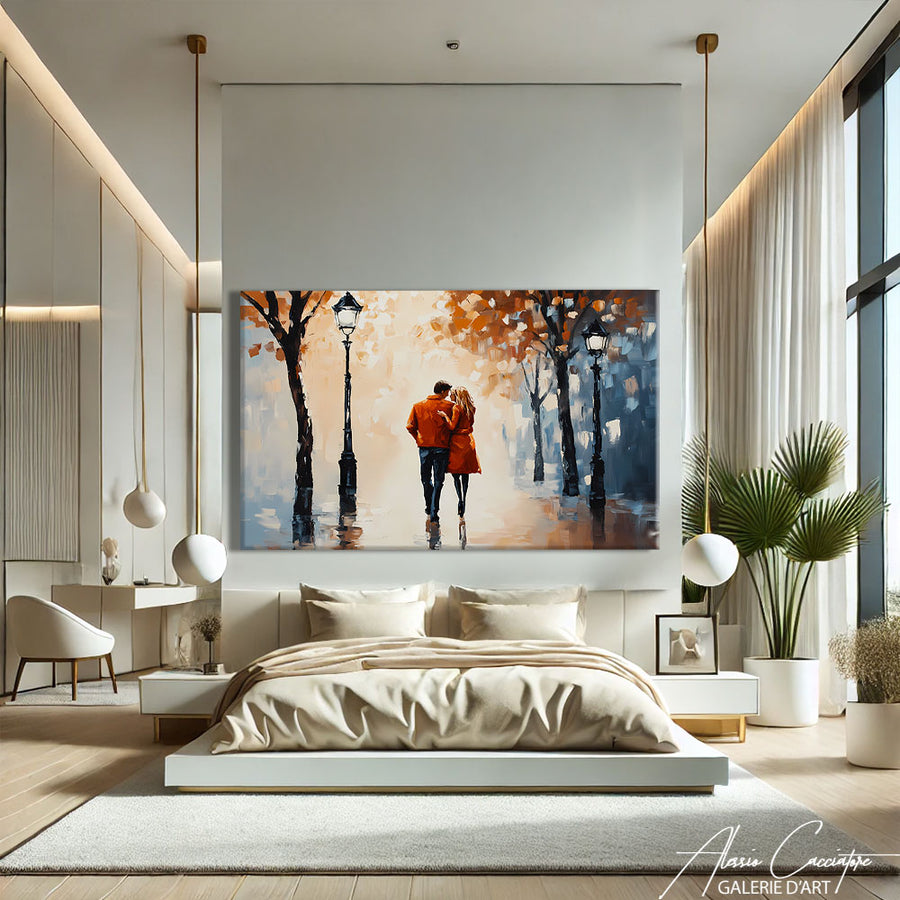 Tableau Couple d'Amoureux
 – mise en situation