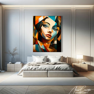 Tableau Cubisme Portrait